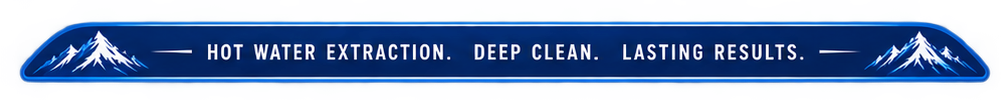 Hot water extraction. Deep clean. Lasting results.
